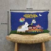 Jungle-Jalebi Selfie Stage Kids Rectangle Pillow Cover, Blue